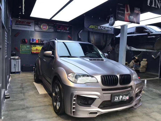 برای BMW E70 E71 X5 کیت بدنه FPR مواد X5 E70 E71 ارتقاء PD سبک جلو و عقب بومپر بدنه گسترده