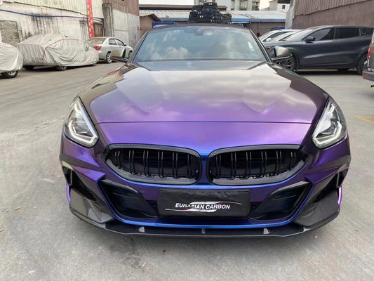 کیت بدن فیبر کربن برای BMW Z4 G29 Z4 G29 ارتقاء یافته TRD سبک جلو شانه پخش کننده اسپویلر