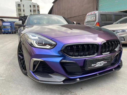 کیت بدن فیبر کربن برای BMW Z4 G29 Z4 G29 ارتقاء یافته TRD سبک جلو شانه پخش کننده اسپویلر