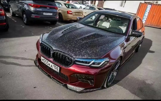 برای BMW سری 5 G30 G38 F90 پوشش ماشین فیبر کربن G30 G38 F90 پوشش درب موتور فیبر کربن خشک
