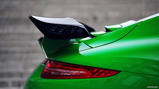 قطعات اتوماتیک برای پورشه 911 991.1 اسپویلر 911 991.1 ارتقا یافته سبک Techart اسپویلر فیبر کربن