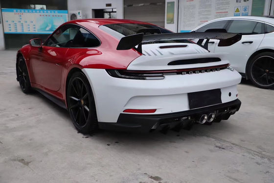 کیت بدن مواد پلاستیکی PP برای Porsche911 992 992 ارتقا یافته مدل GT3 جلو و عقب باپر ساید دامن اسپویلر هود کیت بدن
