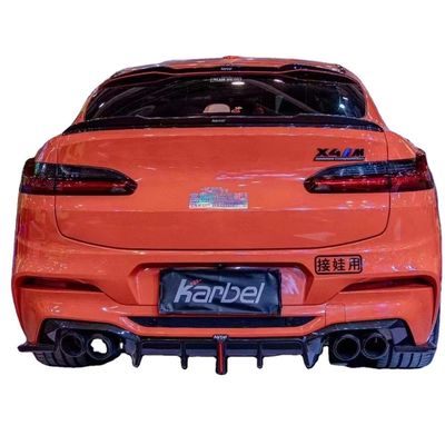 قطعات اتوماتیک برای BMW X4M کیت بدن فیبر کربن X4M کیت بدن فیبر کربن جلو اسپوپ دیفوزر اسپویلر هود
