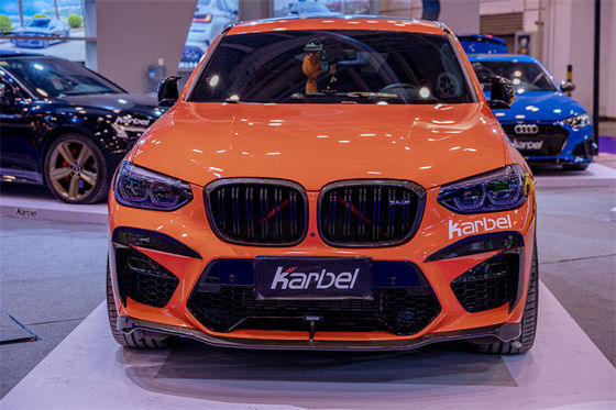قطعات اتوماتیک برای BMW X4M کیت بدن فیبر کربن X4M کیت بدن فیبر کربن جلو اسپوپ دیفوزر اسپویلر هود