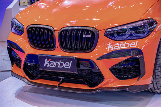 قطعات اتوماتیک برای BMW X4M کیت بدن فیبر کربن X4M کیت بدن فیبر کربن جلو اسپوپ دیفوزر اسپویلر هود