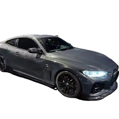 کیت بدن فیبر کربن برای BMW سری 4 G22 G22 کیت بدن فیبر کربن جلو شال دیفوزر اسپویلر جانبی کمد خشک فیبر کربن
