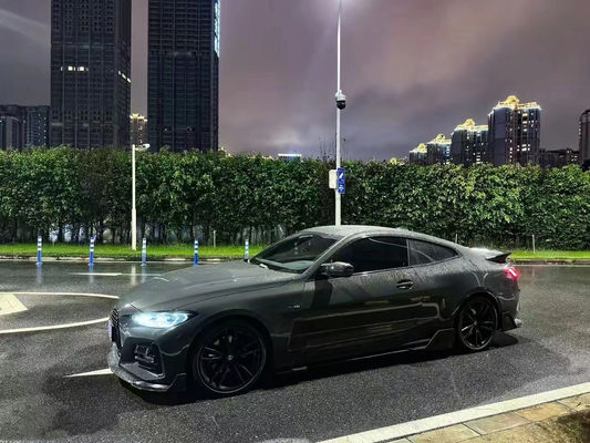 کیت بدن فیبر کربن برای BMW سری 4 G22 G22 کیت بدن فیبر کربن جلو شال دیفوزر اسپویلر جانبی کمد خشک فیبر کربن