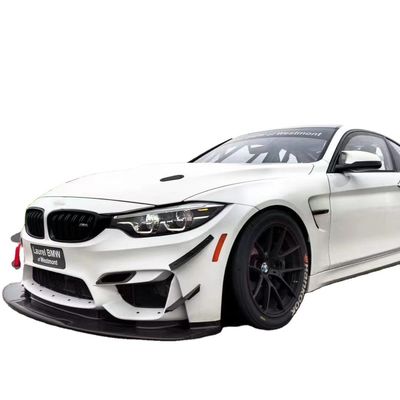 برای BMW M3 M4 F80F82 کیت بدن فیبر کربن M3 M4 F80F82 ارتقا یافته فیبر کربن پیشانی لب جلو اسپویلر