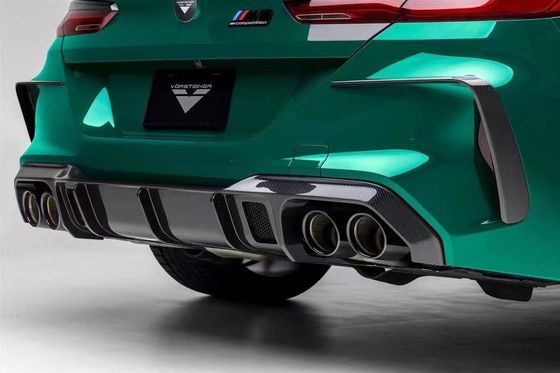 برای BMW M8 کیت بدن فیبر کربن M8 ارتقا یافته استایل Vors فیبر کربن جلو لب پخش کننده اسپویلر جانبی کمد بدن