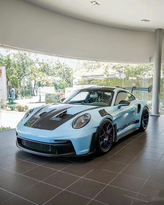 لباس لباس پوشه آبی مدل 992 GT3RS مدل هود فیبر کربن خشک