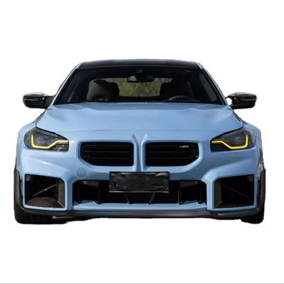 برای BMW M2 G87 کیت بدن فیبر کربن M2 G87 ارتقا یافته MP سبک فیبر کربن جلو لب پخش کننده اسپویلر کیت بدن