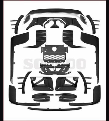 برای BMW M2 G87 کیت بدن فیبر کربن M2 G87 ارتقا یافته MP سبک فیبر کربن جلو لب پخش کننده اسپویلر کیت بدن