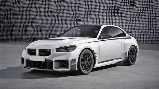 برای BMW M2 G87 کیت بدن فیبر کربن M2 G87 ارتقا یافته MP سبک فیبر کربن جلو لب پخش کننده اسپویلر کیت بدن