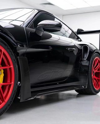 146cm 2020 Porsche 992 کیت بدنی پیشانی لب پخش کننده اسپویلر هود کیت بدنی OEM