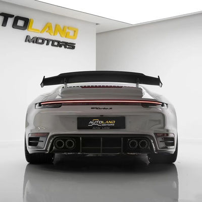 تعمیر Porsche 992 کیت بدنه BS سبک Turbo Widebody Diffuser اسپویلر فیبر کربن خشک