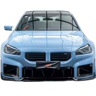 برای BMW M2 G87 کیت بدن فیبر کربن M2 G87 ارتقا یافته AE سبک فیبر کربن جلو لب پخش کننده اسپویلر کیت بدن