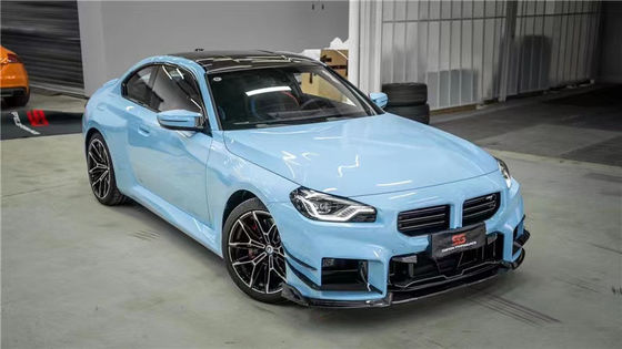 برای BMW M2 G87 کیت بدن فیبر کربن M2 G87 ارتقا یافته AE سبک فیبر کربن جلو لب پخش کننده اسپویلر کیت بدن