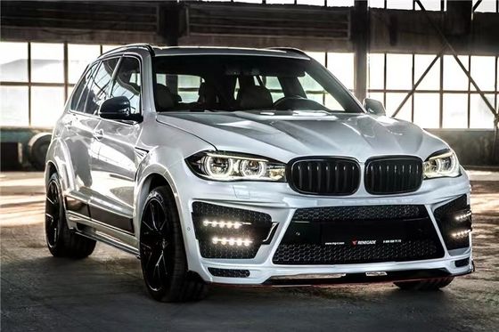 برای BMW X5 X5M کیت بدن گسترده X5 X5M ارتقاء یافته RD فیبر کربن سبک جلو و عقب بامپر اسپویلر هود کیت بدن گسترده