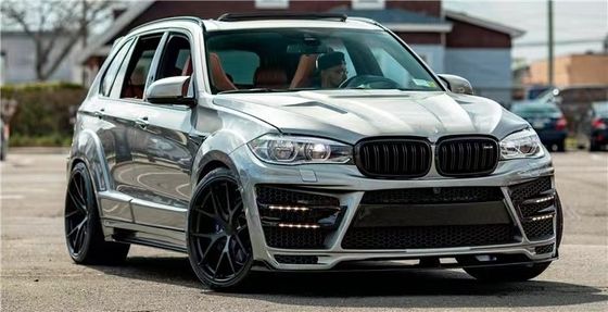 برای BMW X5 X5M کیت بدن گسترده X5 X5M ارتقاء یافته RD فیبر کربن سبک جلو و عقب بامپر اسپویلر هود کیت بدن گسترده