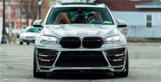 برای BMW X5 X5M کیت بدن گسترده X5 X5M ارتقاء یافته RD فیبر کربن سبک جلو و عقب بامپر اسپویلر هود کیت بدن گسترده
