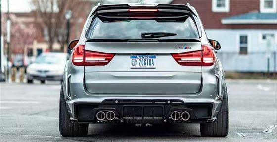 برای BMW X5 X5M کیت بدن گسترده X5 X5M ارتقاء یافته RD فیبر کربن سبک جلو و عقب بامپر اسپویلر هود کیت بدن گسترده
