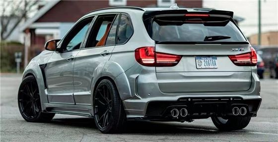 برای BMW X5 X5M کیت بدن گسترده X5 X5M ارتقاء یافته RD فیبر کربن سبک جلو و عقب بامپر اسپویلر هود کیت بدن گسترده