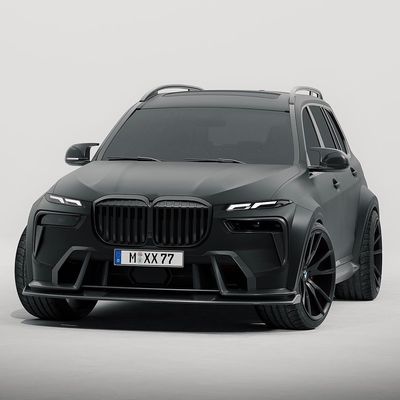 برای BMW X7 کیت بدن فیبر کربن X7 کیت بدن فیبر کربن پیشانی لب پخش کننده اسپویلر هود ساید سکرت وسیع