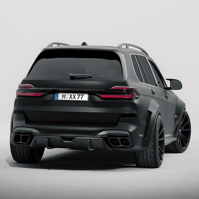 برای BMW X7 کیت بدن فیبر کربن X7 کیت بدن فیبر کربن پیشانی لب پخش کننده اسپویلر هود ساید سکرت وسیع