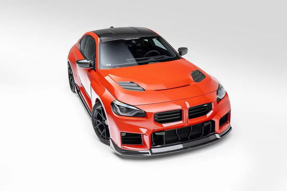 برای BMW M2 کیت بدن فیبر کربن M2 ارتقاء یافته مدل Vors فیبر کربن جلو لب پخش کننده اسپویلر هود دامن جانبی