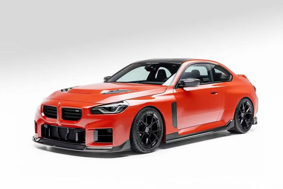 برای BMW M2 کیت بدن فیبر کربن M2 ارتقاء یافته مدل Vors فیبر کربن جلو لب پخش کننده اسپویلر هود دامن جانبی