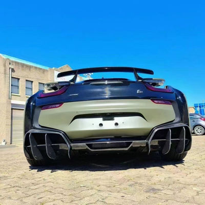 برای BMW I8 کیت بدن فیبر کربن I8 فیبر کربن پیشانی لب پخش کننده اسپویلر دامن جانبی