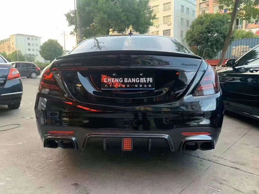 دیفوزر عقب برقی برقی برقی برای مرسدس بنز W222 AMG S63 S65 S63 S65 کیت بدن فیبر کربن