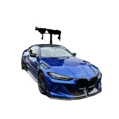 4 کوپ BMW M3 کیت بدنه آبی جایگزین جلو سبک GEEX جلو بامپر Fenders