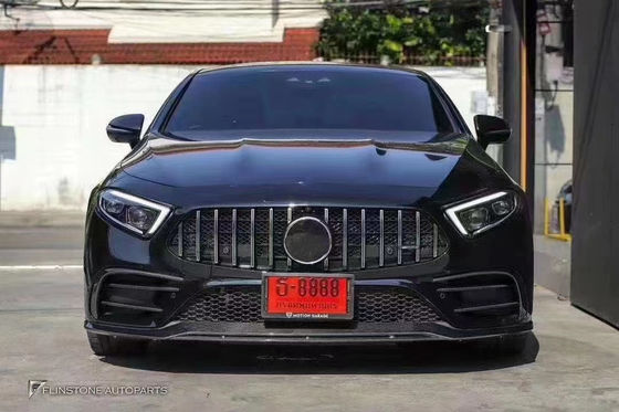 فروش 2018-2022 برای مرسدس CLS300 CLS350 W257 کیت بدنه فیبر کربن CLS فیبر کربن جلو اسکوپ اسپویلر دیفوزر عقب