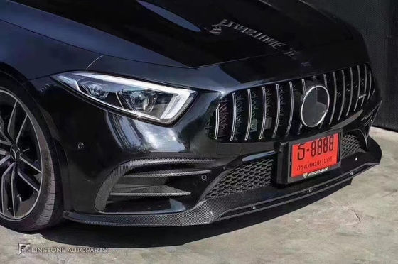 فروش 2018-2022 برای مرسدس CLS300 CLS350 W257 کیت بدنه فیبر کربن CLS فیبر کربن جلو اسکوپ اسپویلر دیفوزر عقب