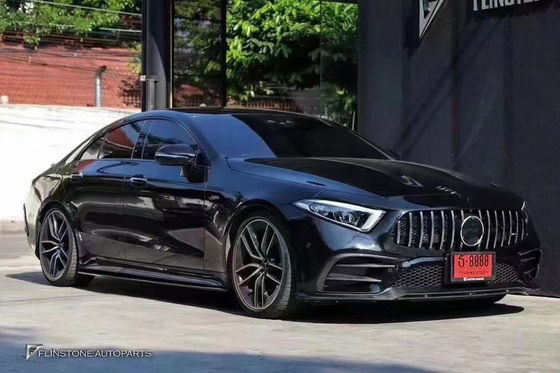 فروش 2018-2022 برای مرسدس CLS300 CLS350 W257 کیت بدنه فیبر کربن CLS فیبر کربن جلو اسکوپ اسپویلر دیفوزر عقب