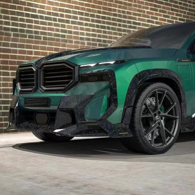 XM BMW Body Kit MSY سبک فیبر کربن جلو بامپر هوا اسپویلر هود کیت Widebody