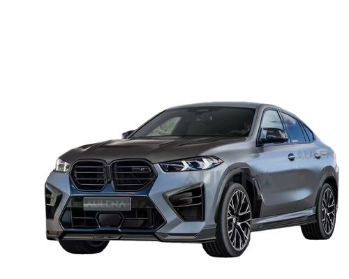 SUV Bmw X6 کیت بدنه فیبر کربن X6M جلو بامپر لب تقسیم کننده اسپویلر طرف