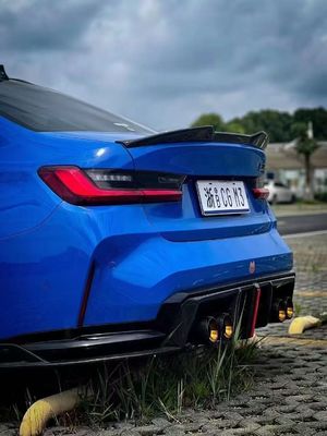 G82 M4 Bmw M4 کیت بدن F82 لب جلو G80 M3 دامن های جانبی دیفوسر فیبر کربن