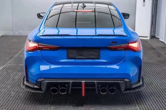 G82 M4 Bmw M4 کیت بدن F82 لب جلو G80 M3 دامن های جانبی دیفوسر فیبر کربن