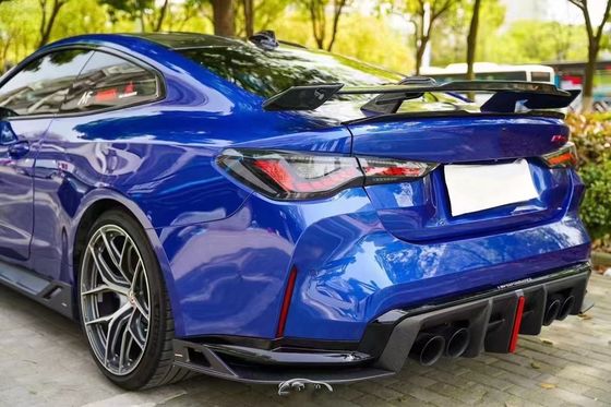G82 M4 Bmw M4 کیت بدن F82 لب جلو G80 M3 دامن های جانبی دیفوسر فیبر کربن