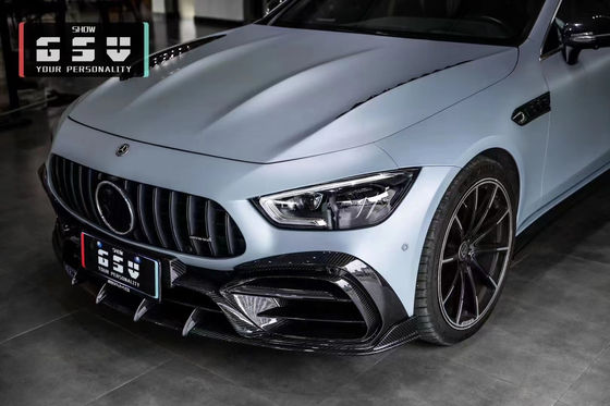 برای مرسدس AMG GT50 53 63 کیت بدن فیبر کربن AMG GT50 53 63 ارتقا یافته با سبک برتر فیبر کربن پیشانی اسپویلر