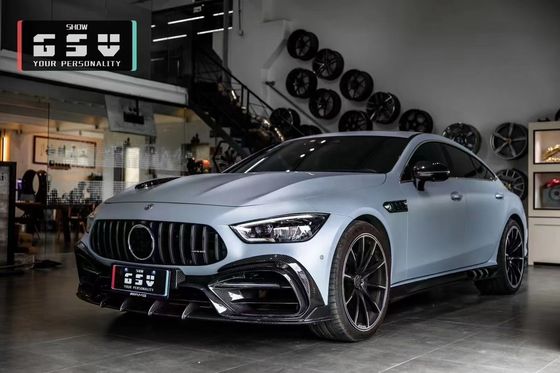 برای مرسدس AMG GT50 53 63 کیت بدن فیبر کربن AMG GT50 53 63 ارتقا یافته با سبک برتر فیبر کربن پیشانی اسپویلر