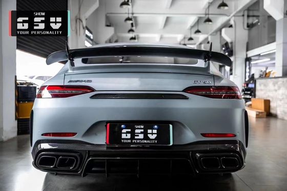 برای مرسدس AMG GT50 53 63 کیت بدن فیبر کربن AMG GT50 53 63 ارتقا یافته با سبک برتر فیبر کربن پیشانی اسپویلر