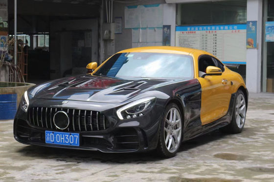 قطعات اتوماتیک برای مرسدس بنز AMG GT GTC GTS بدن کیت AMG GT GTC GTS Upgraded GTR-style Front and Rear Bumper Spoiler بدن کیت