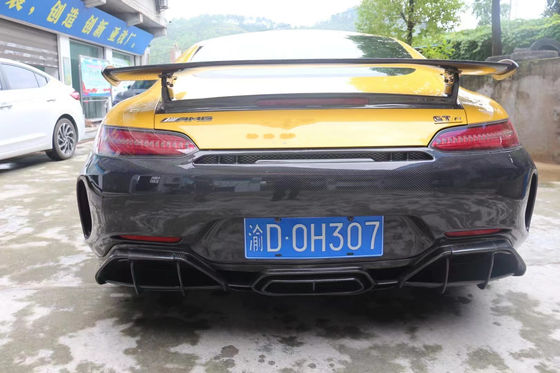 قطعات اتوماتیک برای مرسدس بنز AMG GT GTC GTS بدن کیت AMG GT GTC GTS Upgraded GTR-style Front and Rear Bumper Spoiler بدن کیت