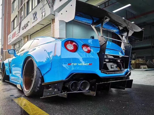 محصولات گرم 2022 GTR R35wide Bodyki Body Kit برای نیسان GTR R35 جلو و عقب باپر اسپویلر