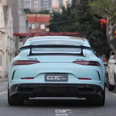 قطعات خودرو برای مرسدس بنز AMG GT50 GT53 کیت بدن فیبر کربن GT50 GT53 Gt63 فیبر کربن دیفوسر فیبر کربن اسپویلر