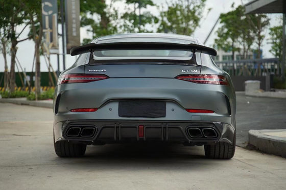 قطعات خودرو برای مرسدس بنز AMG GT50 GT53 کیت بدن فیبر کربن GT50 GT53 Gt63 فیبر کربن دیفوسر فیبر کربن اسپویلر