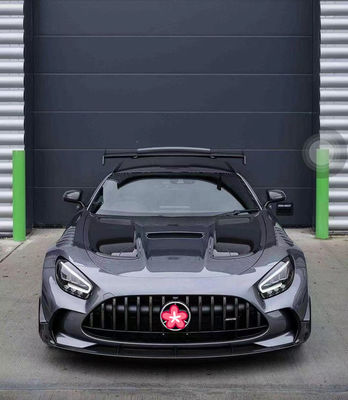 قطعات خودرو برای مرسدس AMG GT GTC GTS کیت بدن AMG GT ارتقا یافته سری سیاه مدل جلو و عقب بامپر اسپویلر هود کیت بدن
